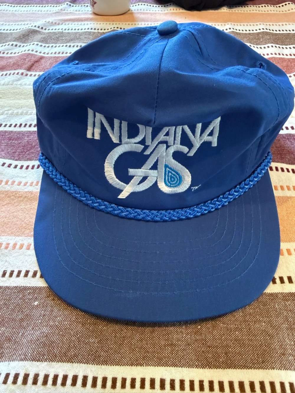 Indiana Glass Blue Rope-Front Snapback Hat